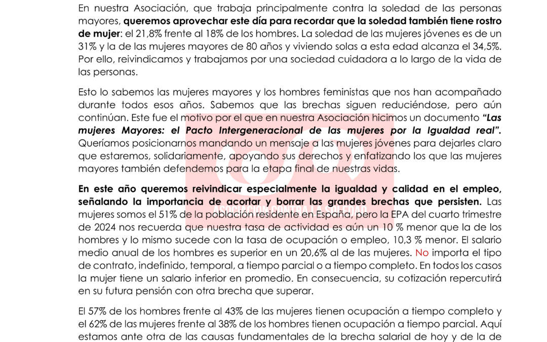 8M – 2025 Día Internacional de la mujer